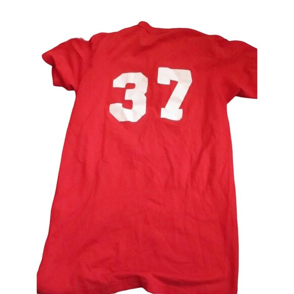 S True Vtg 90s ST LOUIS CARDINALS GRAPHIC LITTLE LEAGUE PATCH HENLEY T-shirt #37 - Picture 3 of 6